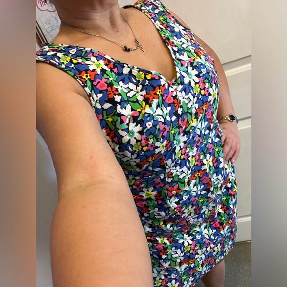 kate spade Dresses & Skirts - KATE SPADE Mira in Bloom Silk Dress Floral Burst Midi Botanical Flower Celebrity